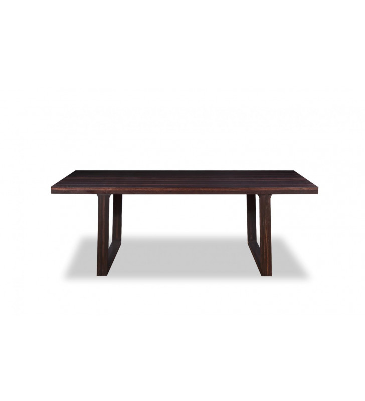 Oak Veneer Rectangular Dining Table VIG A&X Caligari Modern Contemporary 