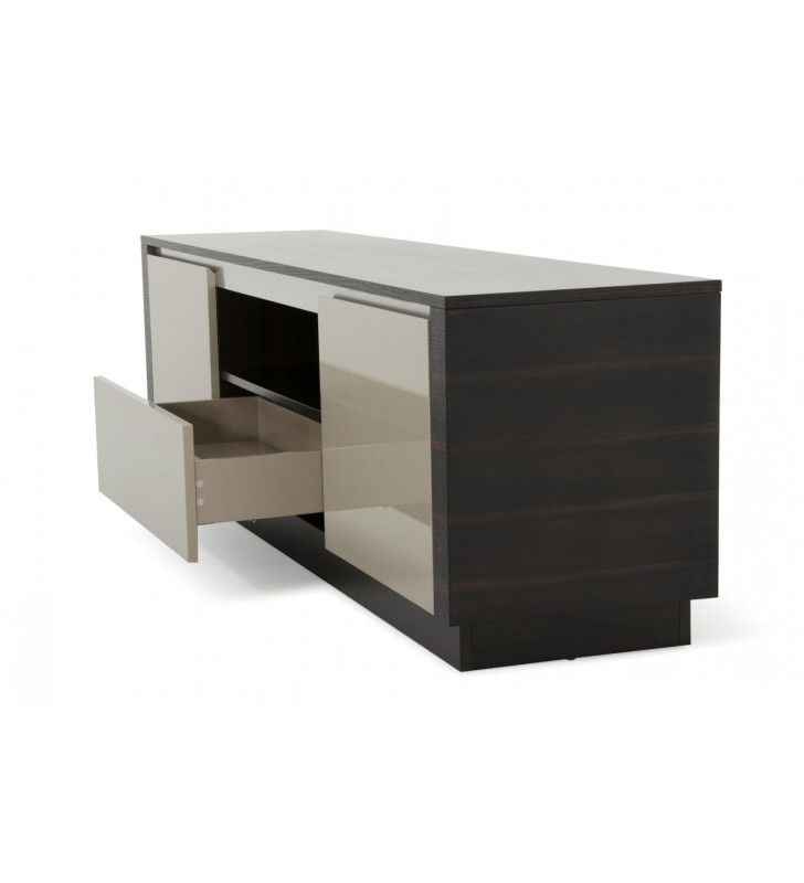 Oak & Grey Gloss TV Stand VIG A&X Caligari Modern Contemporary