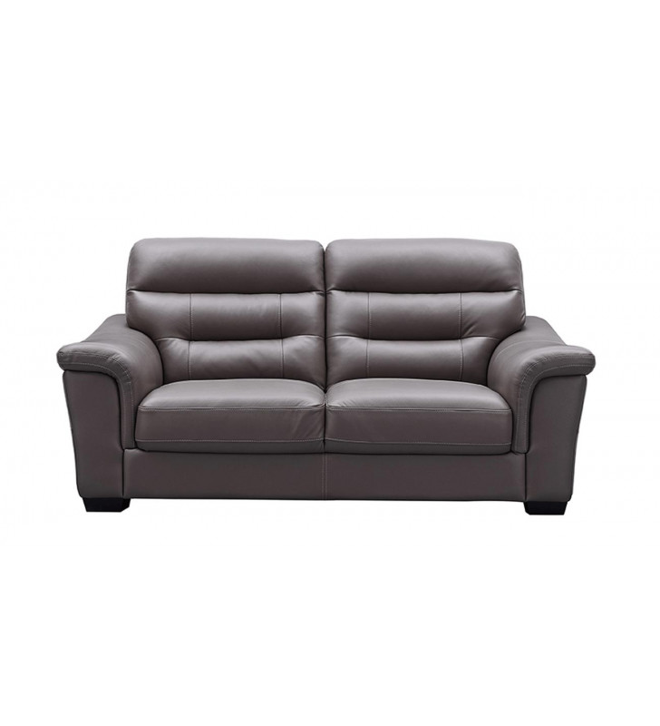 Brown Top Grain Leather Sofa Contemporary ESF Richmond 