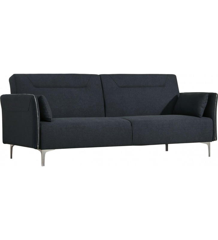 Dark Grey Fabric Sofa Bed VIG Divani Casa Davenport Mid-Century Modern 