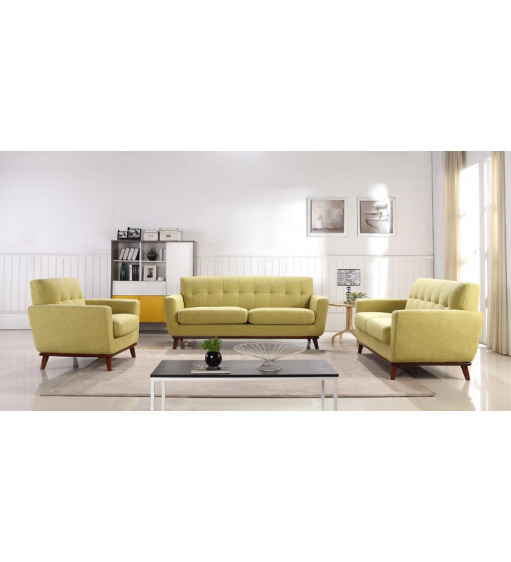 Ginger Fabric Sofa Set 3Pcs Contemporary VIG Divani Casa Corsair SPECIAL ORDER