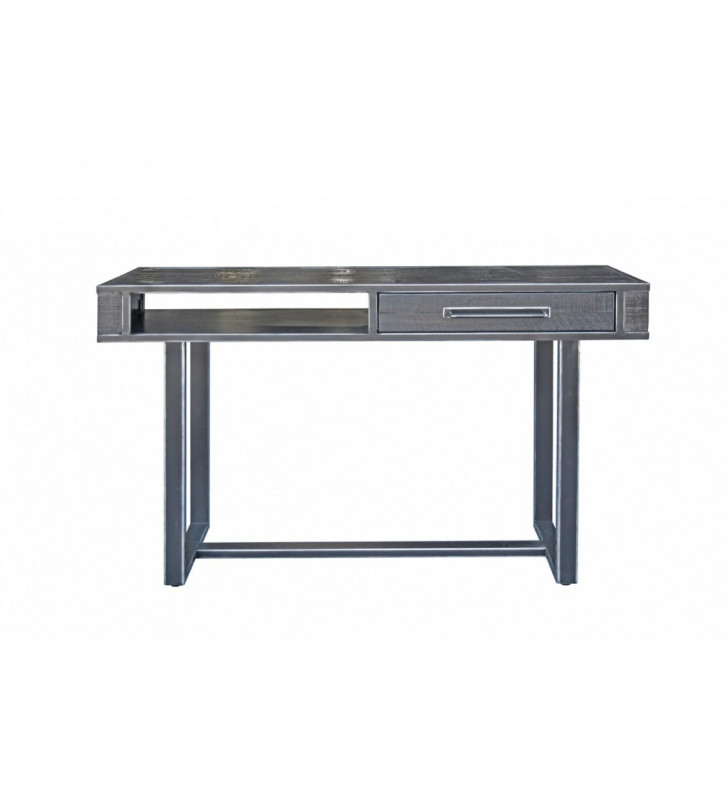 Black Acacia Console Table VIG Modrest Hardy Modern Contemporary