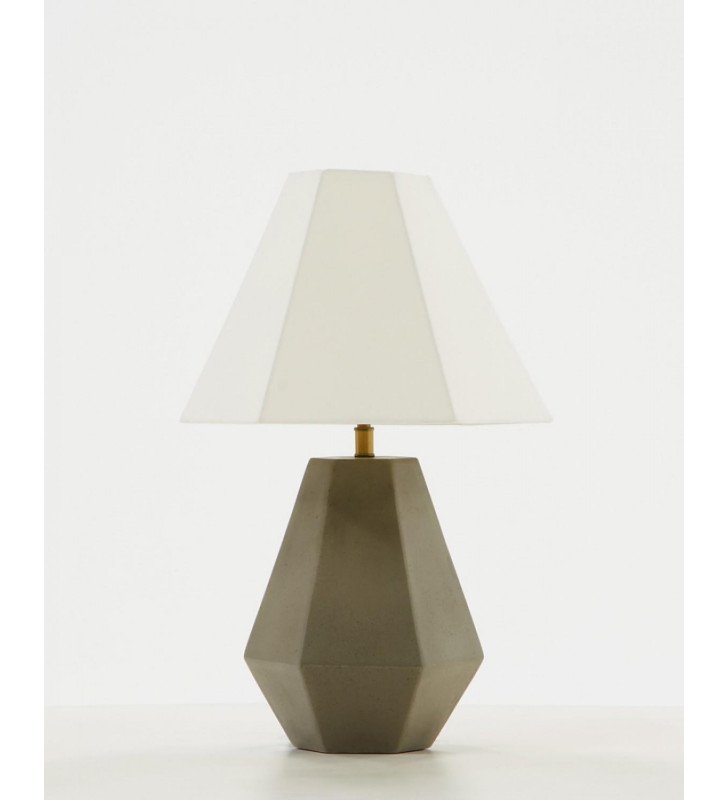 Concrete Table Lamp Contemporary VIG Modrest Estrada Modern 