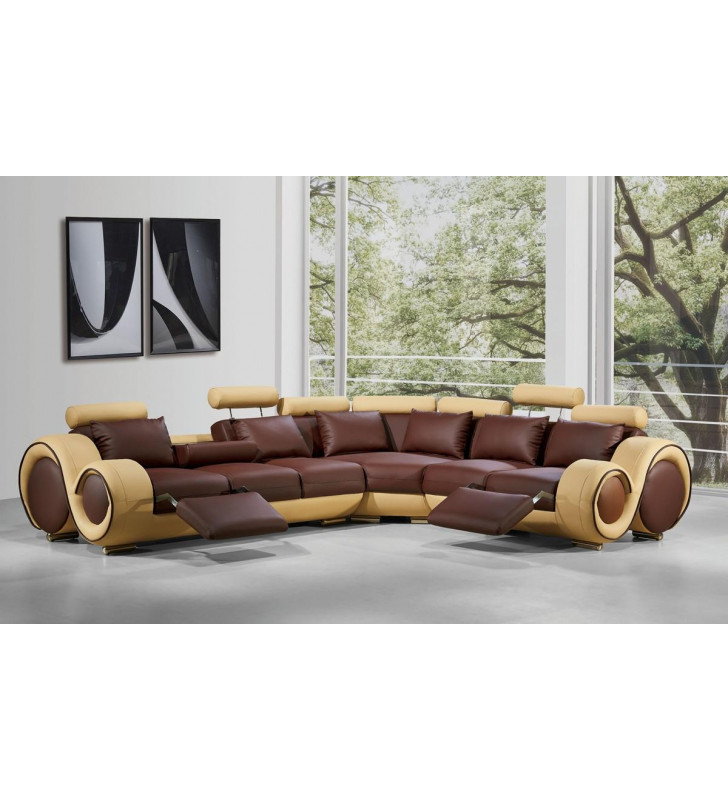 Behr Left Hand Facing Sectional BROWN