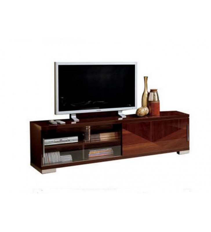 High gloss walnut tv unit sale