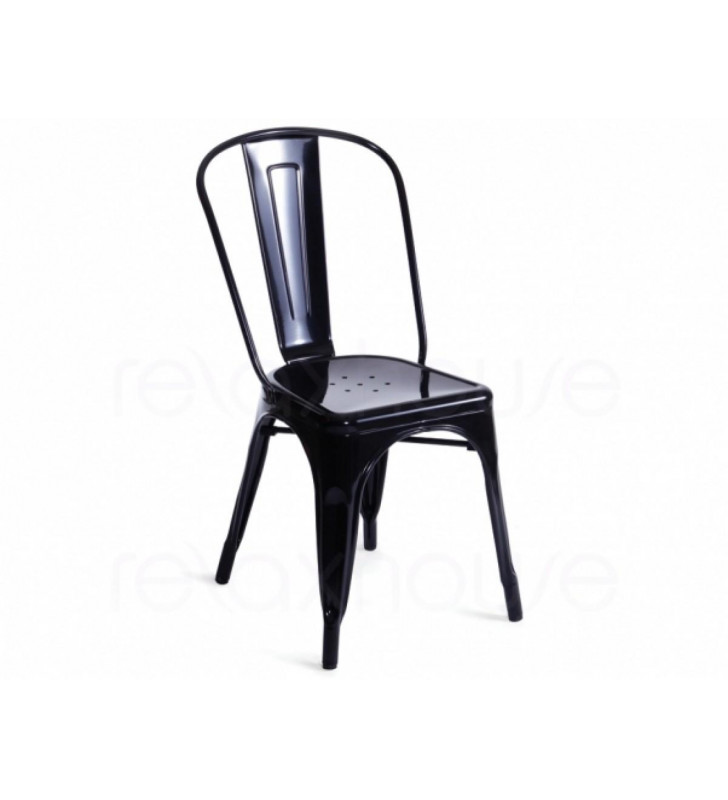 VIG Modrest Elan Black Metal Side Chair (Set of 4)