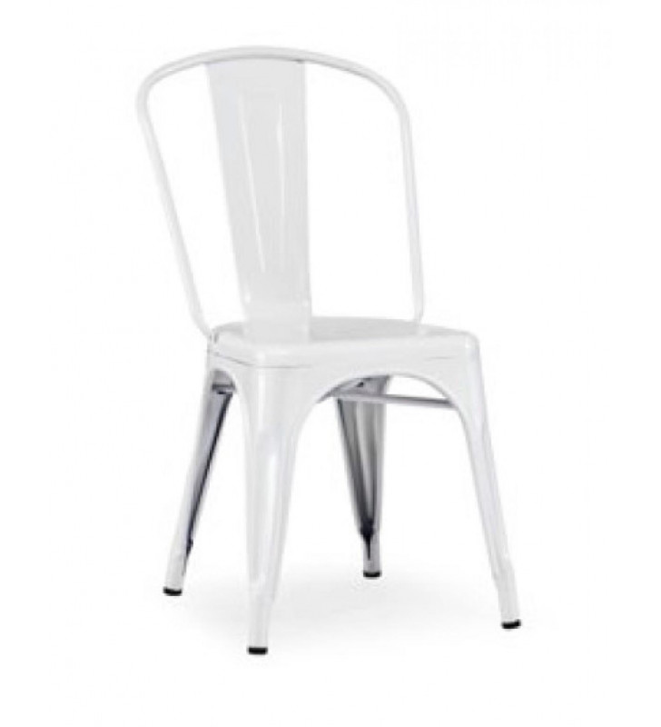 VIG Modrest Elan White Metal Side Chair (Set of 4)