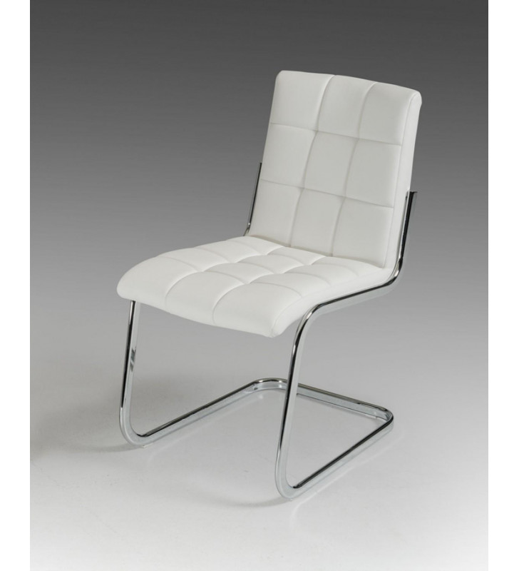 VIG Modrest Gallium White Leatherette Dining Chair (Set of 4)