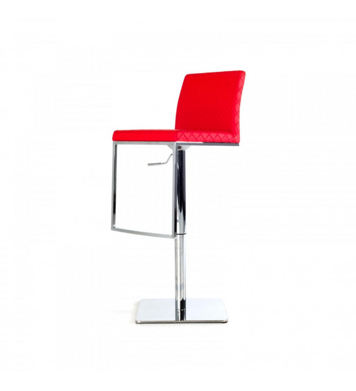 Modrest Folsum Red Bar Stool (Set of 2)