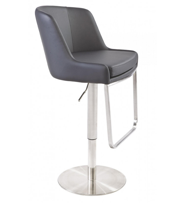 Modrest Lopez Grey Bar Stool (Set of 2)