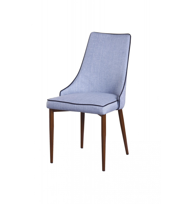 Modrest Lenora Blue Dining Chair (Set of 2)