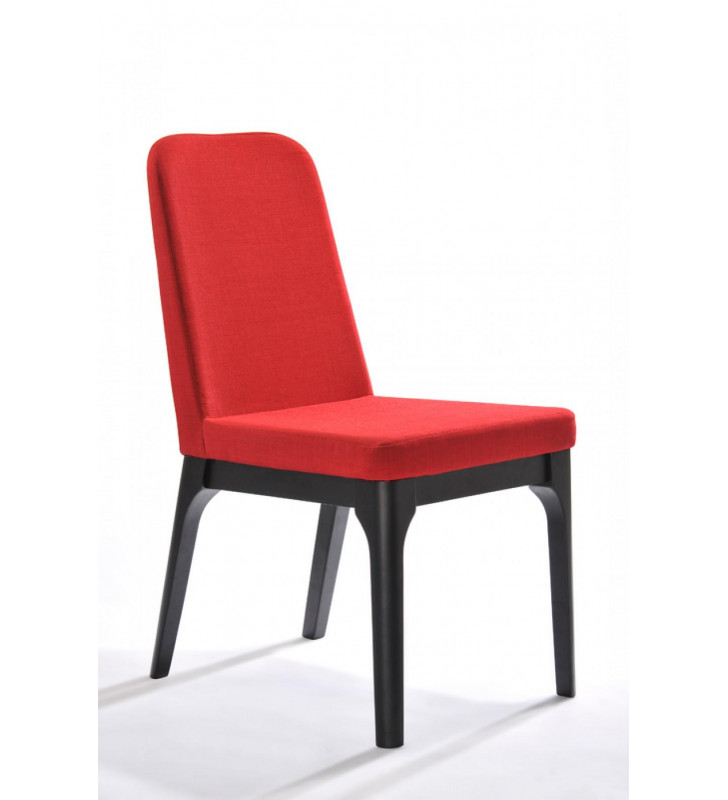 Modrest Comet Red Fabric Dining Chair (Set of 2)