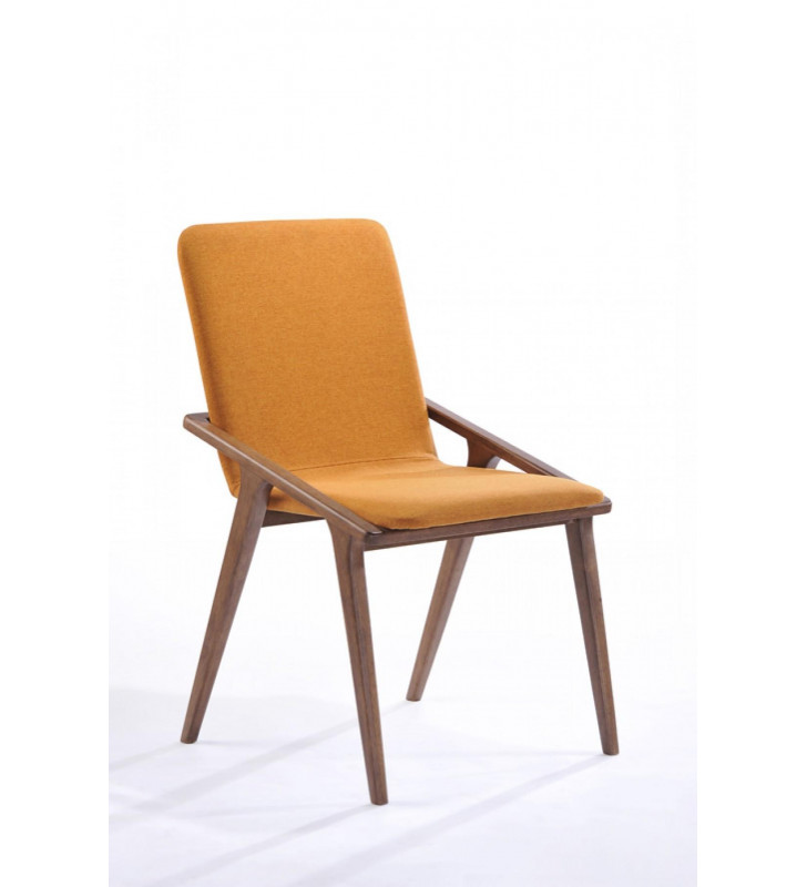 Modrest Zeppelin Orange Dining Chair (Set of 2)