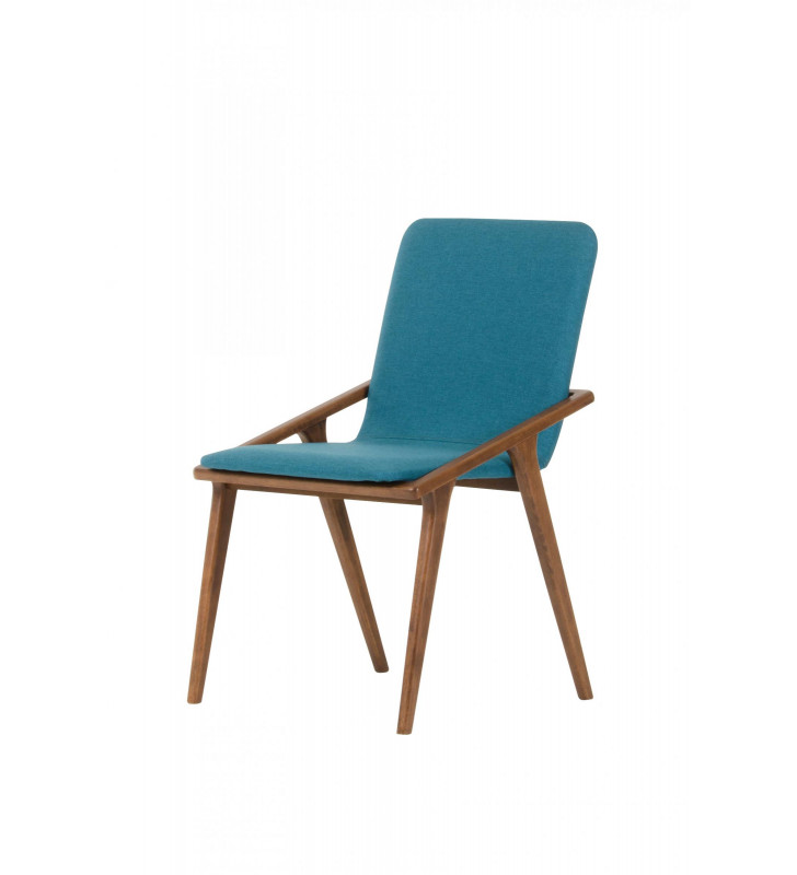 Modrest Zeppelin Modern Blue Dining Chair (Set of 2)