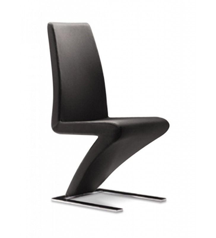 Modrest Zayd Modern Black Dining chair (Set of 2)