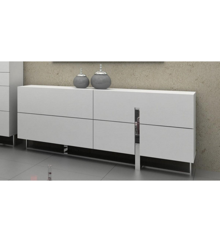Matte White Dresser VIG Modrest Voco Modern Contemporary 