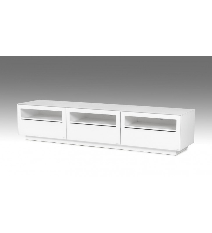VIG Modrest Landon Glossy White TV Stand Contemporary 