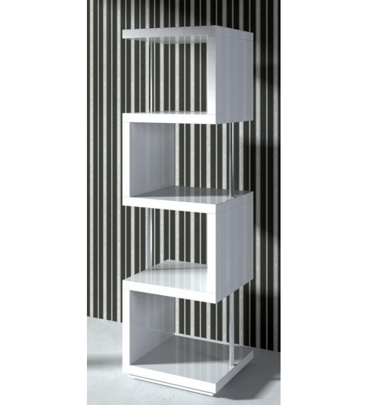 Glossy White Lacquer Wall Unit VIG Modrest Stage2 Contemporary Modern
