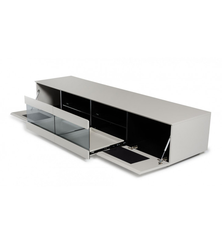 Glossy White TV Unit Contemporary VIG Modern Modrest Frost 