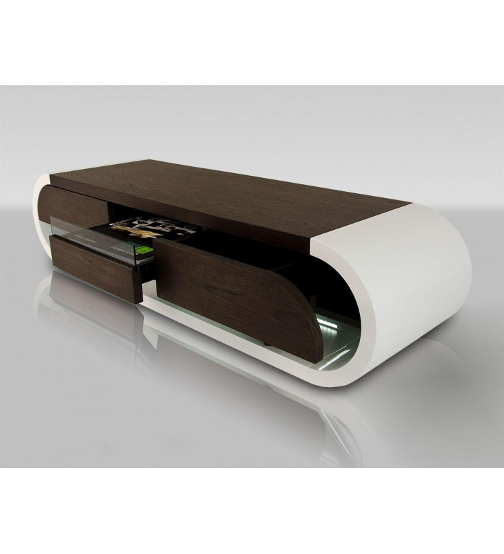 VIG Modrest TV091 Modern 2-Tone TV Entertainment Unit with Light Contemporary