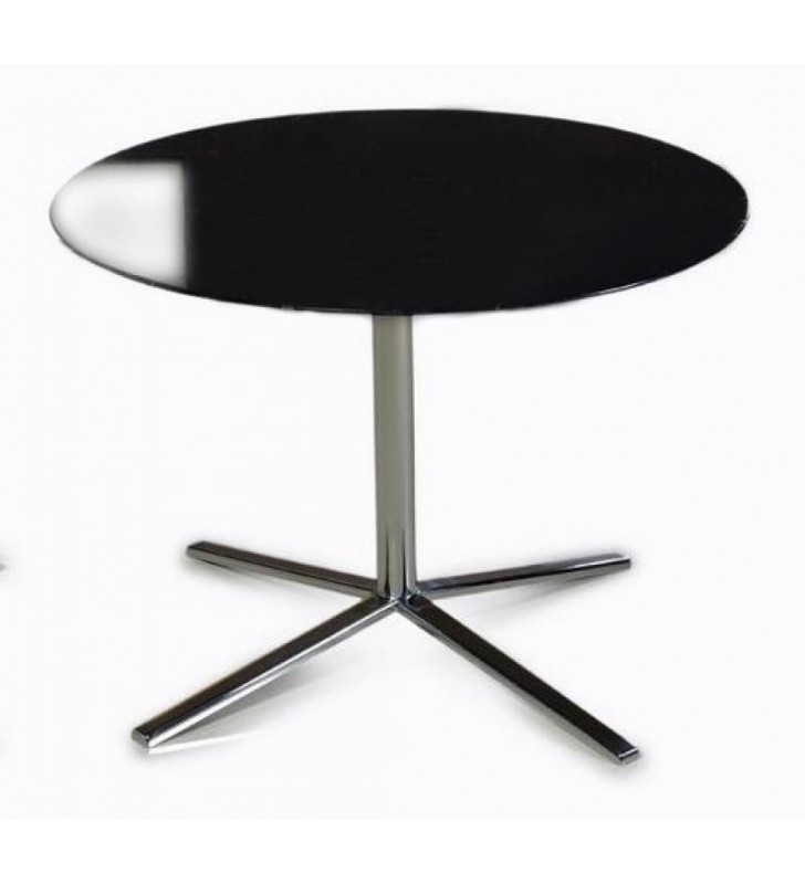 Polished Black Retro End Table VIG Versus T48A Contemporary Modern