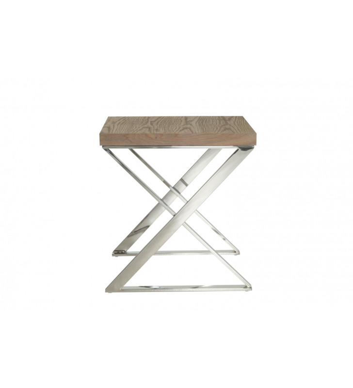 Antique Ash End Table VIG Modrest Rowlett Modern Contemporary