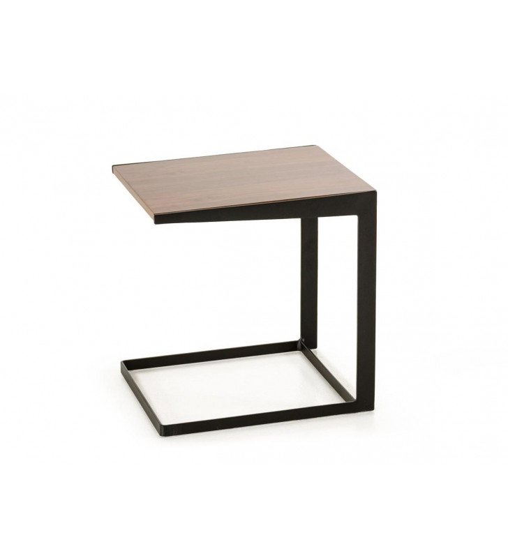 Walnut End Table VIG Modrest Garrison Modern Contemporary