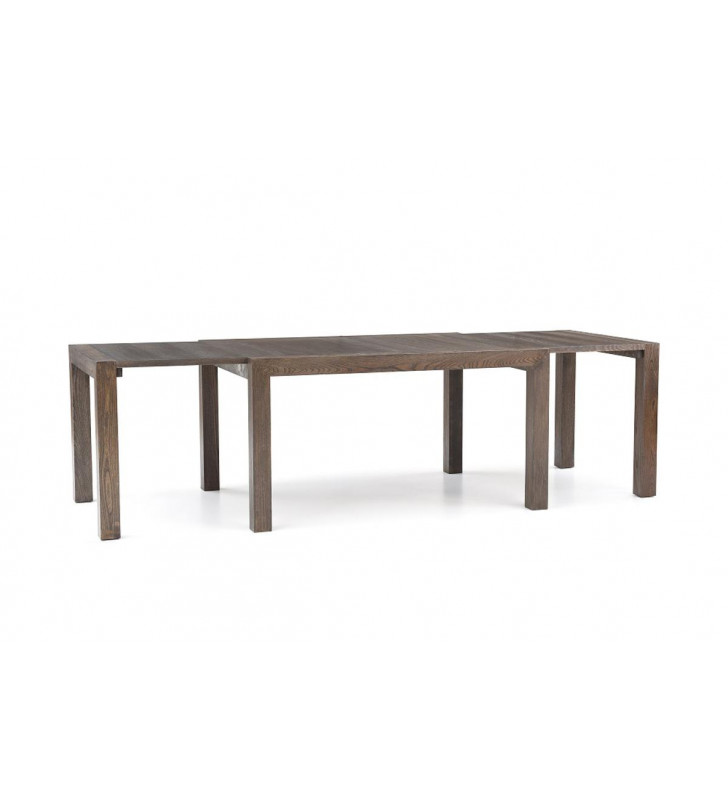 Grey Oak Extendable Dining Table VIG Modrest Galant Modern Contemporary 