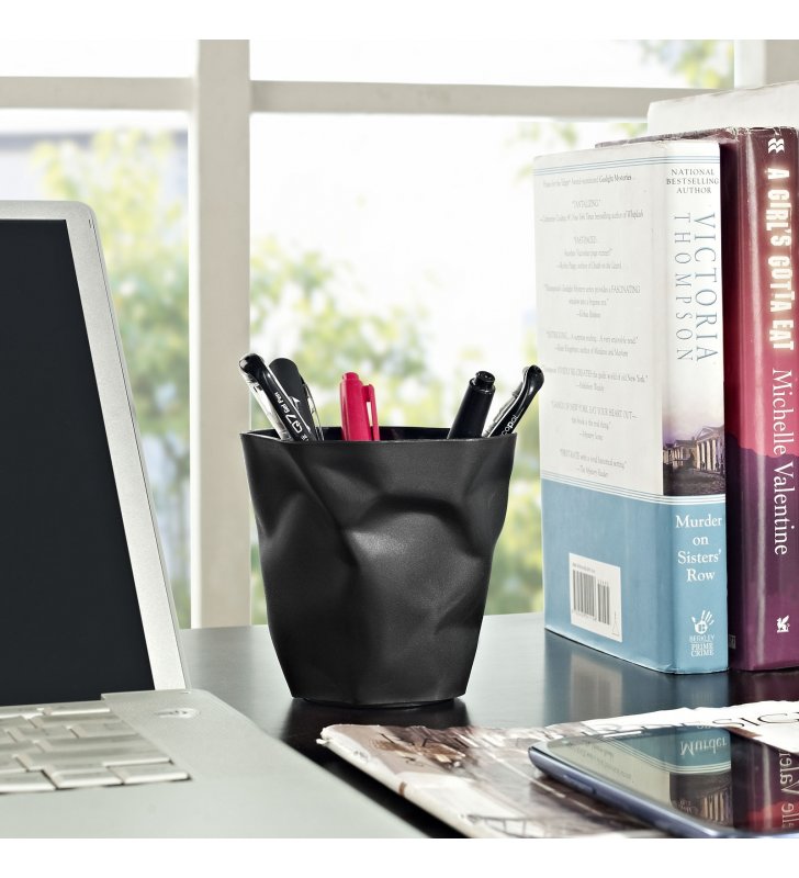 Lava Pencil Holder in Black - Lexmod