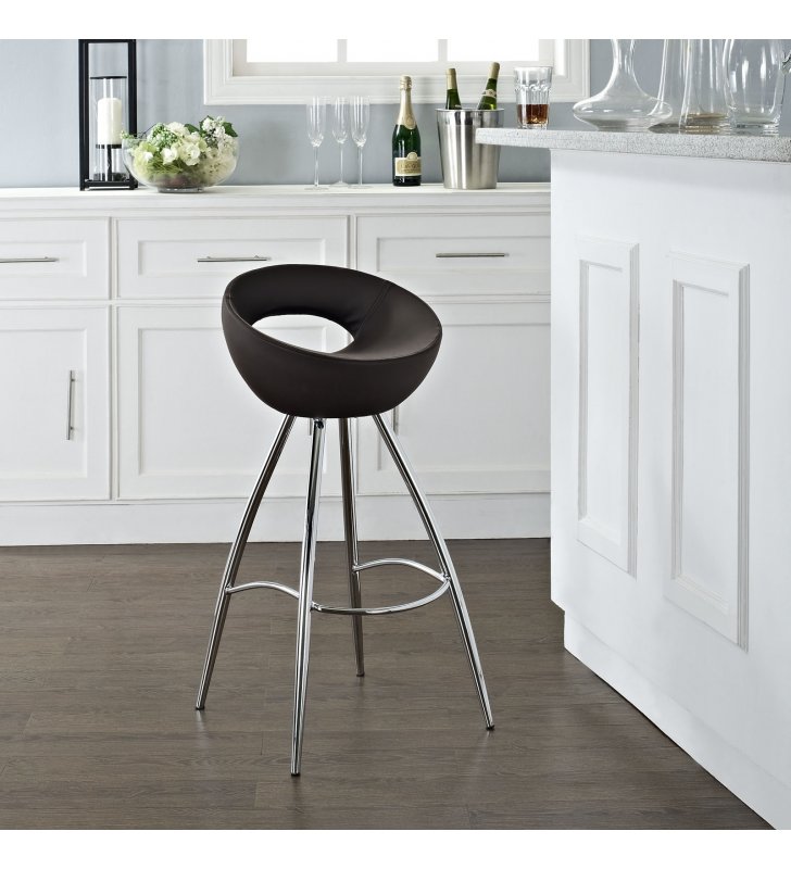 Persist Bar Stool in Brown - Lexmod