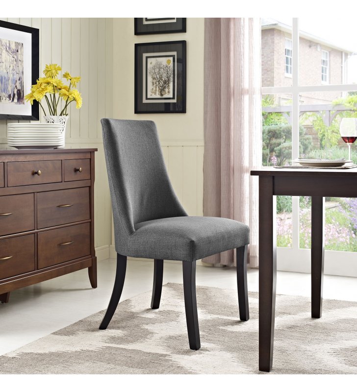 Reverie Dining Side Chair in Gray - Lexmod