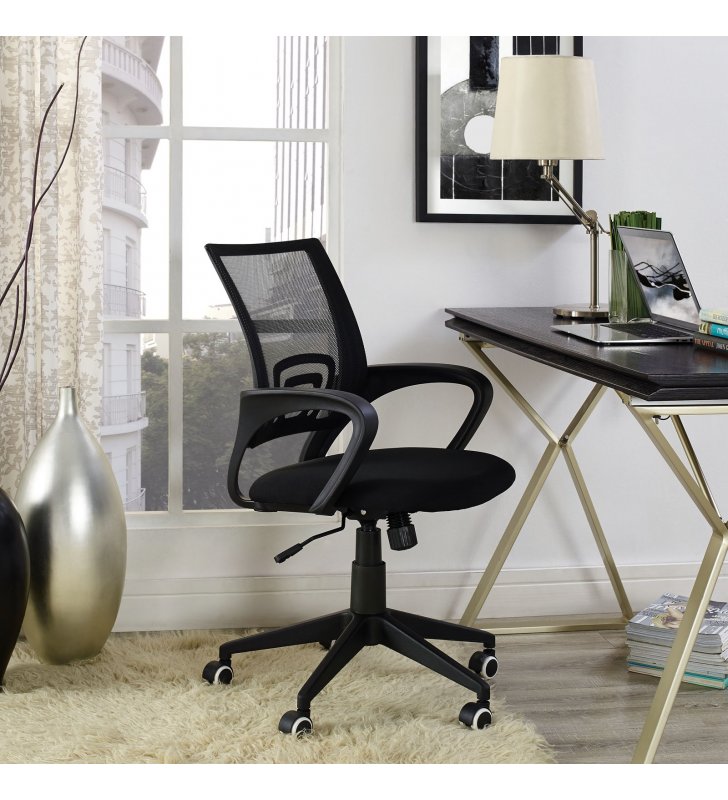 Twilight Office Chair in Black - Lexmod
