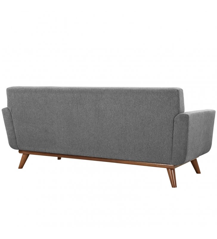 Engage Sofa Loveseat and Armchair Set of 3 in Expectation Gray - Lexmod