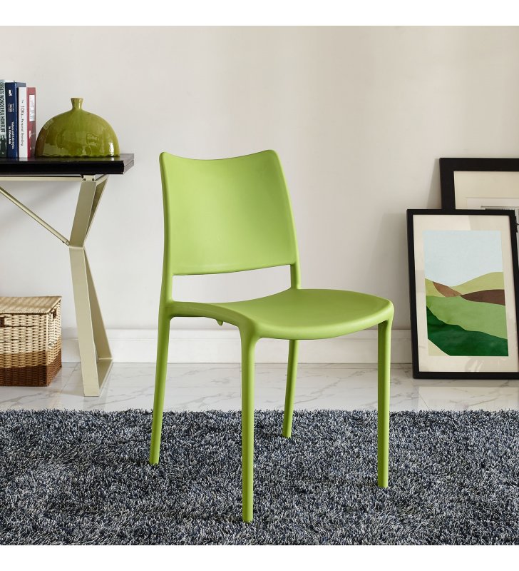Hipster Dining Side Chair in Green - Lexmod
