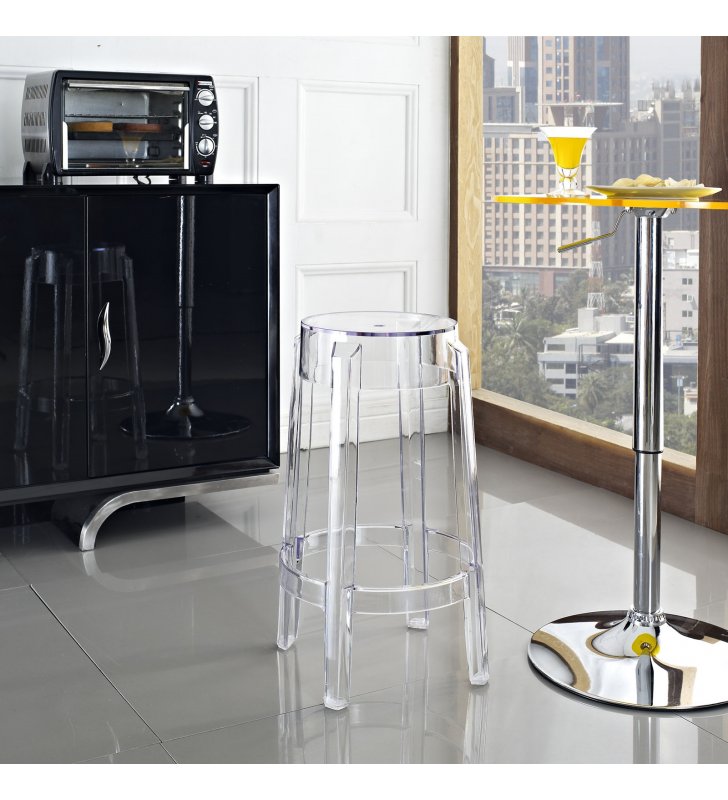 Casper Counter Stool in Clear - Lexmod