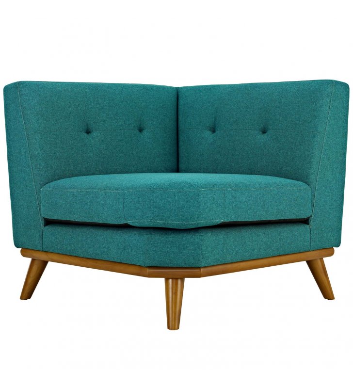 Engage Corner Sofa in Teal - Lexmod
