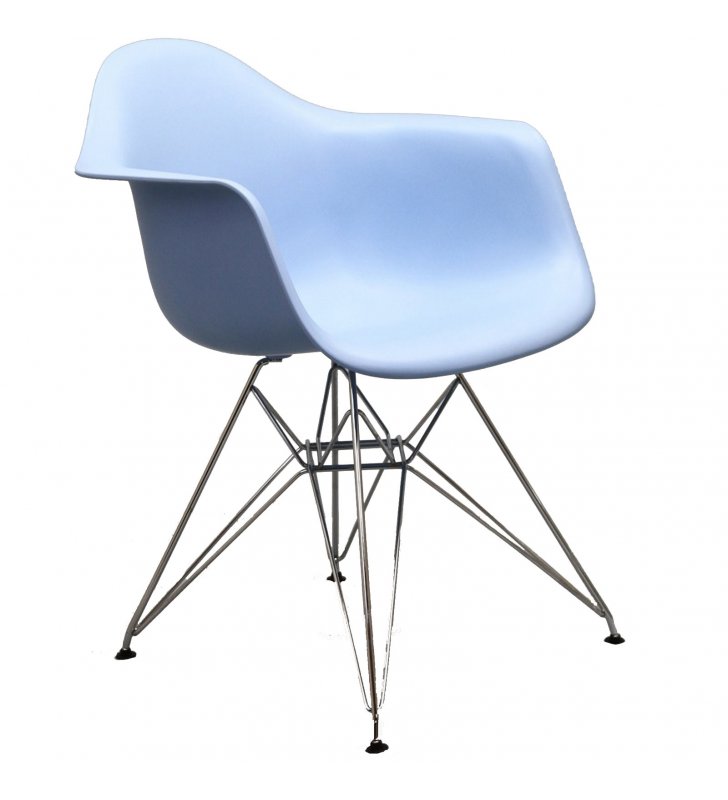 Paris Dining Armchair in Blue - Lexmod