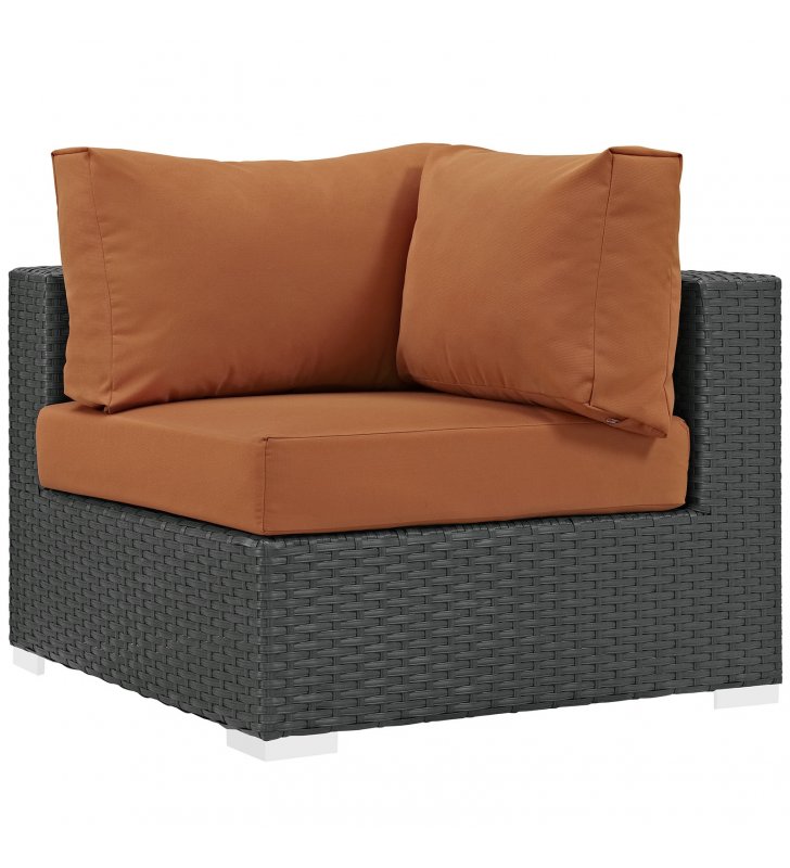 Sojourn Outdoor Patio Sunbrella¬Æ Corner in Canvas Tuscan - Lexmod