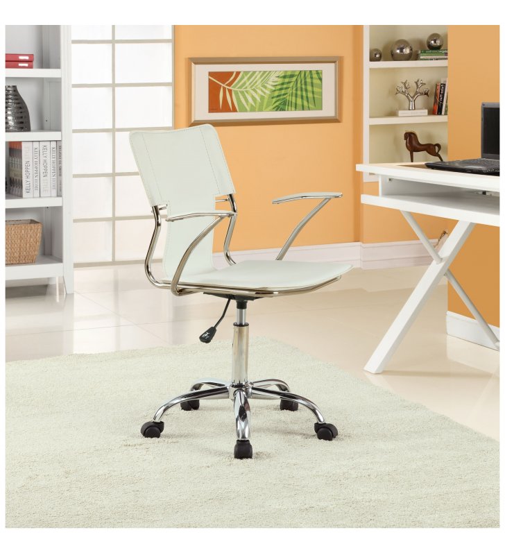 Studio Office Chair in White - Lexmod