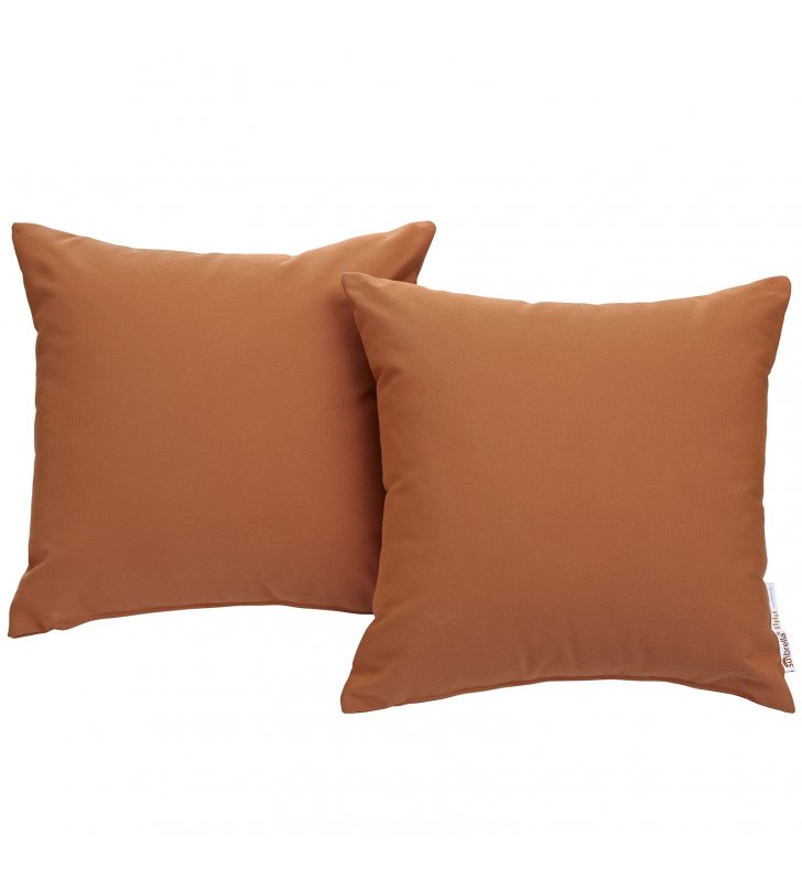 Summon 2 Piece Outdoor Patio Sunbrella¬Æ Pillow Set in Tuscan - Lexmod