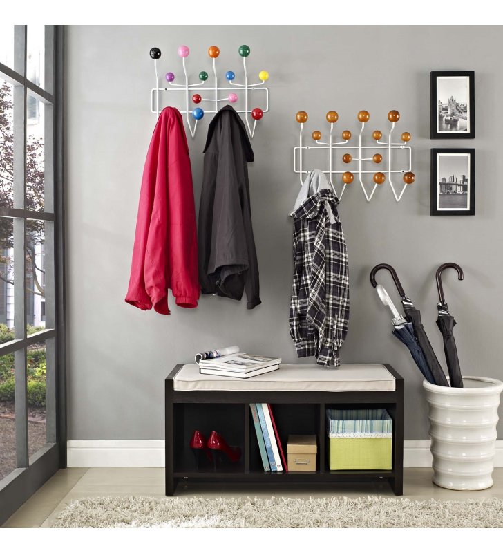 Gumball Coat Rack in Multicolored - Lexmod