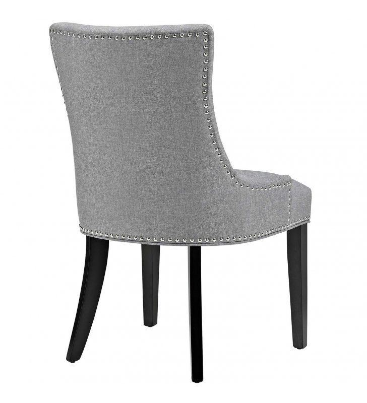 Marquis Fabric Dining Chair in Light Gray - Lexmod