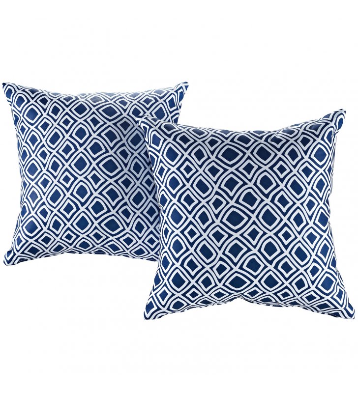 Modway Two Piece Outdoor Patio Pillow Set in Balance - Lexmod