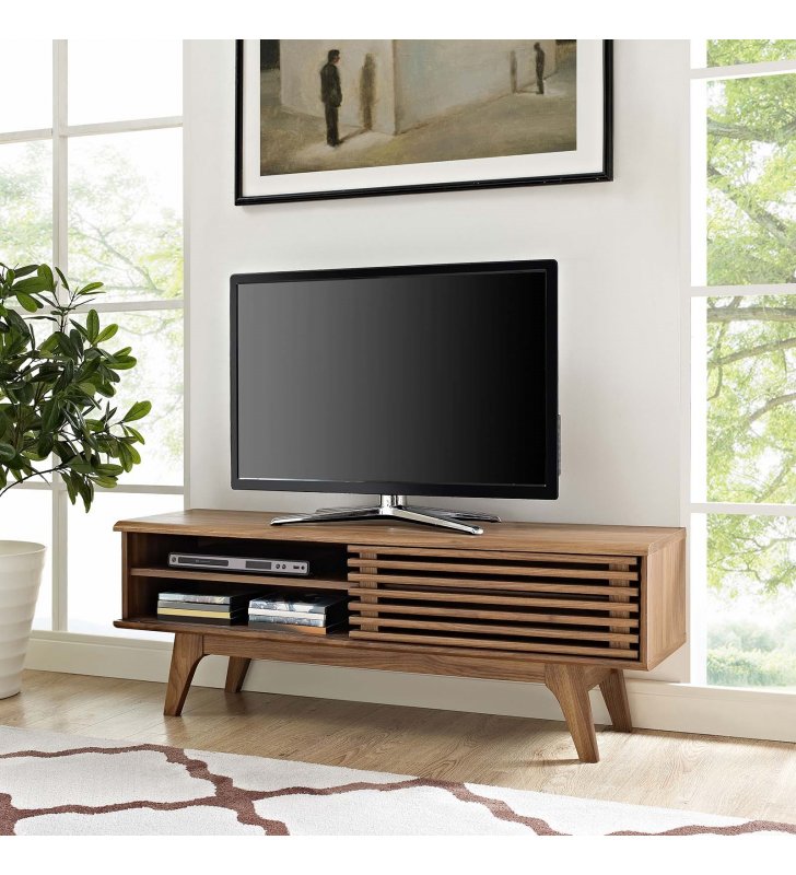 Render 48‚Äù TV Stand in Walnut - Lexmod