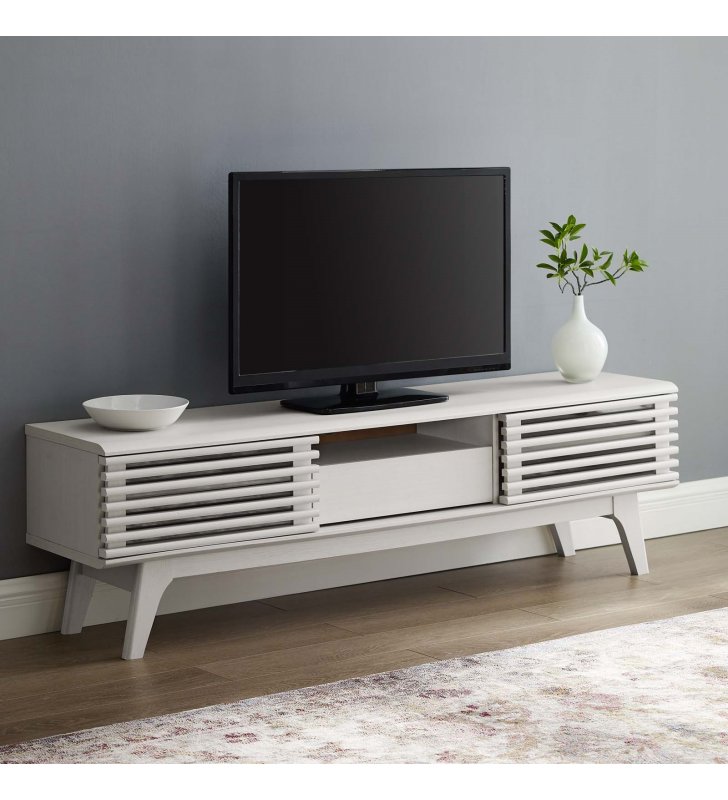 Render 59‚Äù TV Stand in White - Lexmod