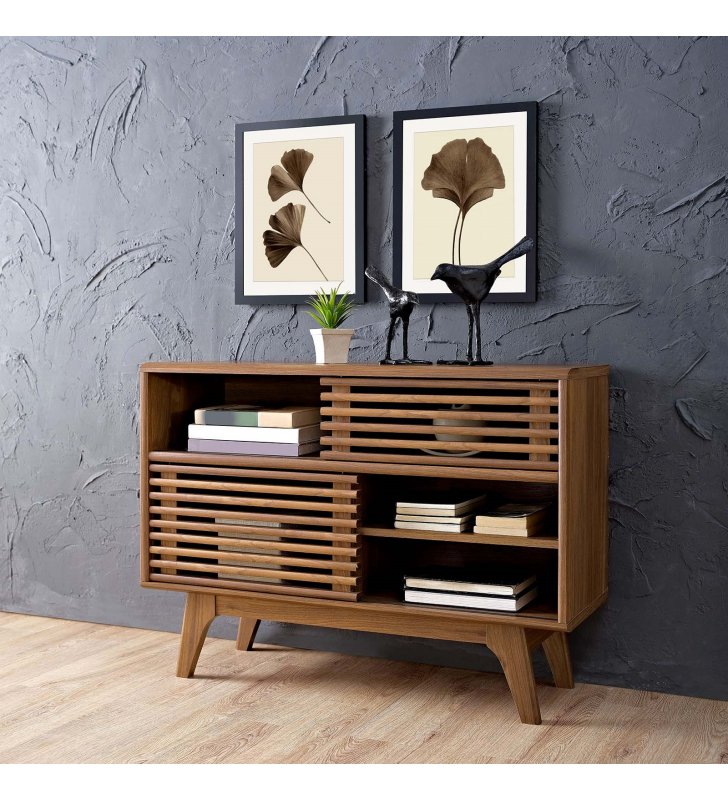 Render Display Stand in Walnut - Lexmod