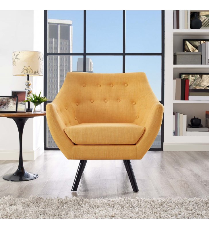 Allegory Armchair in Mustard - Lexmod