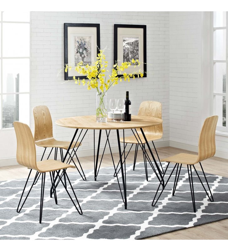Drift Bentwood Dining Side Chair in Natural - Lexmod