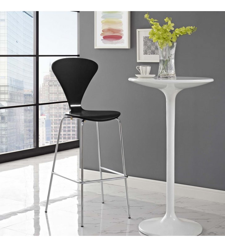 Passage Dining Bar Stool in Black - Lexmod
