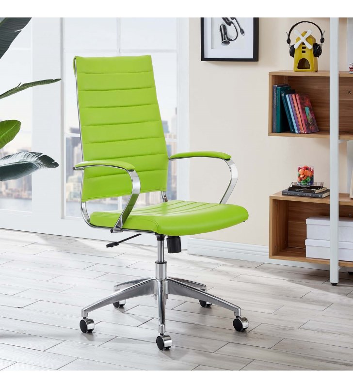 Jive Highback Office Chair in Bright Green - Lexmod